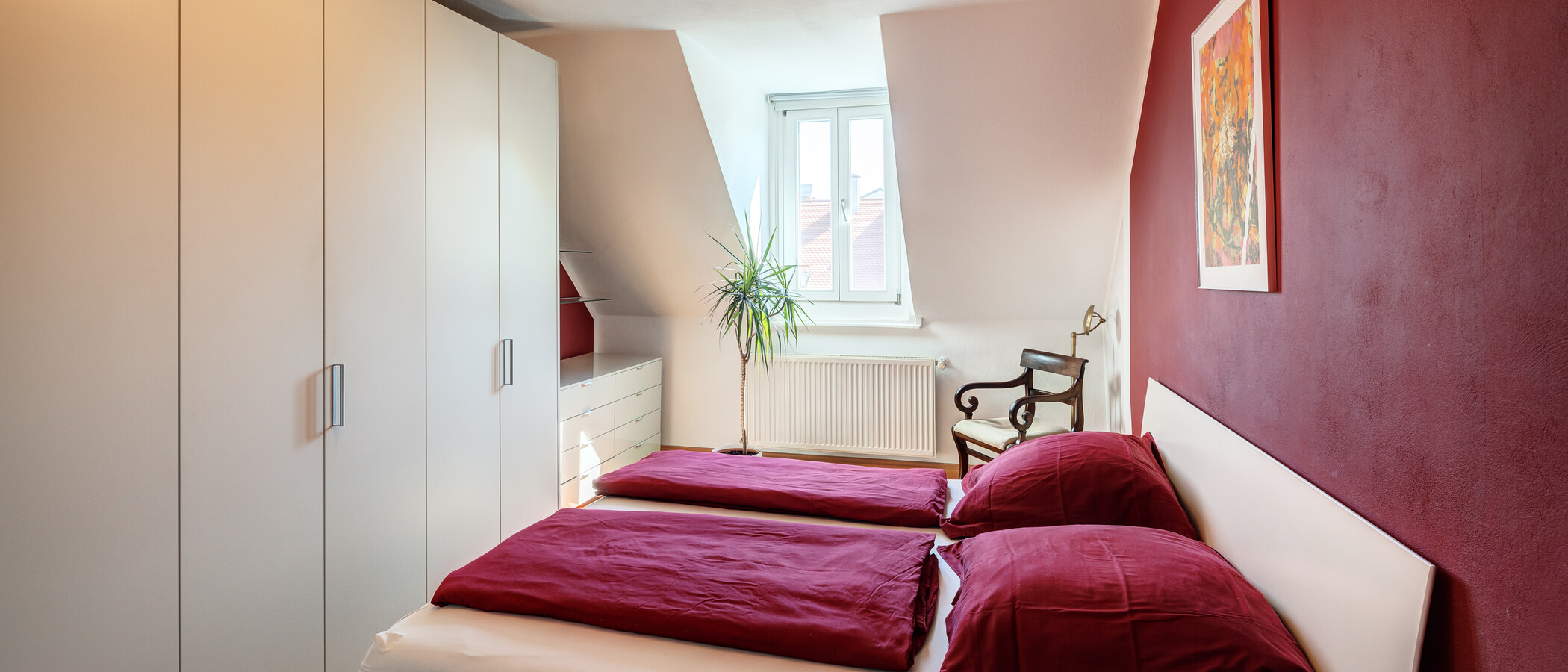 ático München Neuhausen 01 dormitorio 14119