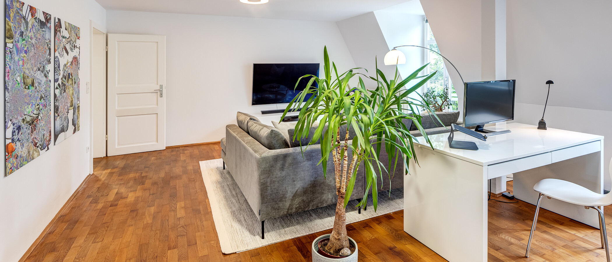 apartamento München Haidhausen 02 zona de día  14128