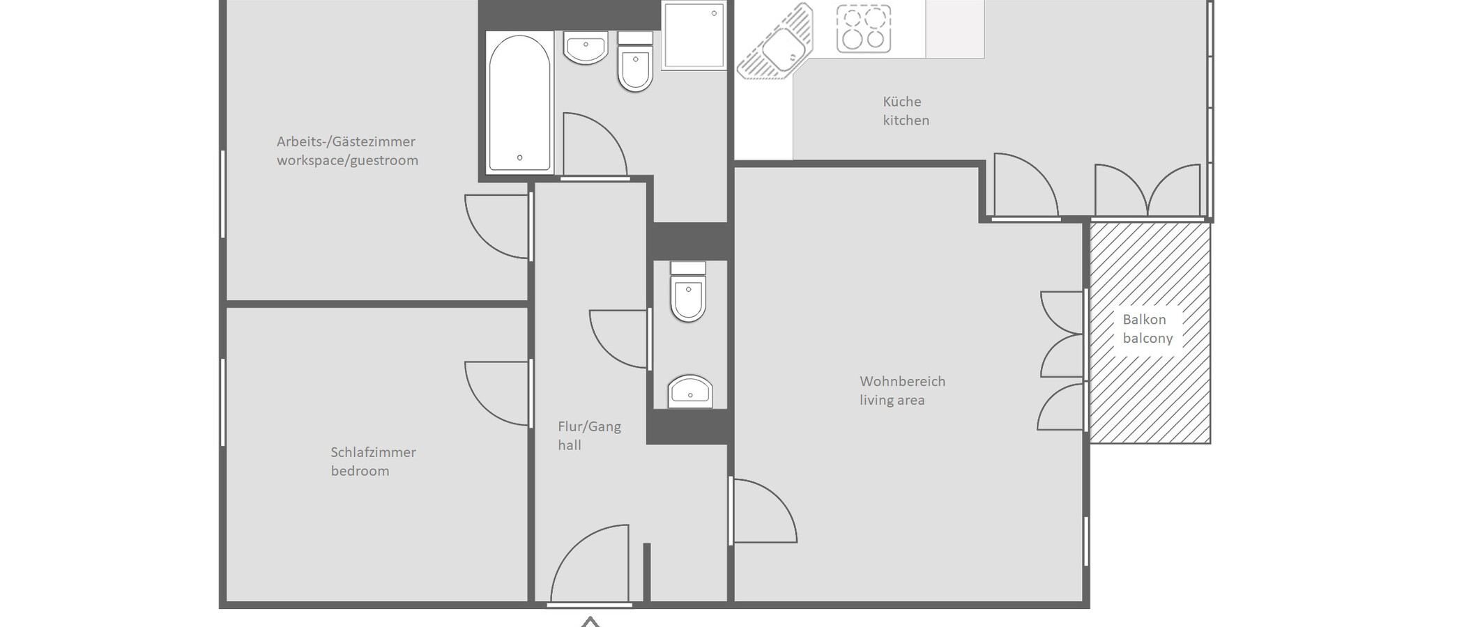 apartamento Vaterstetten 01 plano 14133