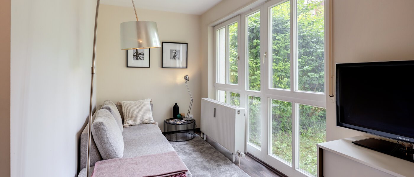 apartamento München Schwabing-Nord (zw. Belgrad- & Leopoldstraße) 02 zona de día  14138