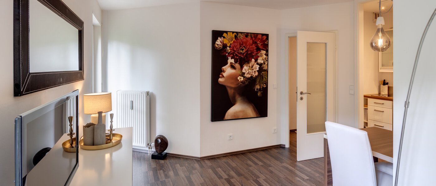 apartamento München Schwabing-Nord (zw. Belgrad- & Leopoldstraße) 04 zona de día  14138