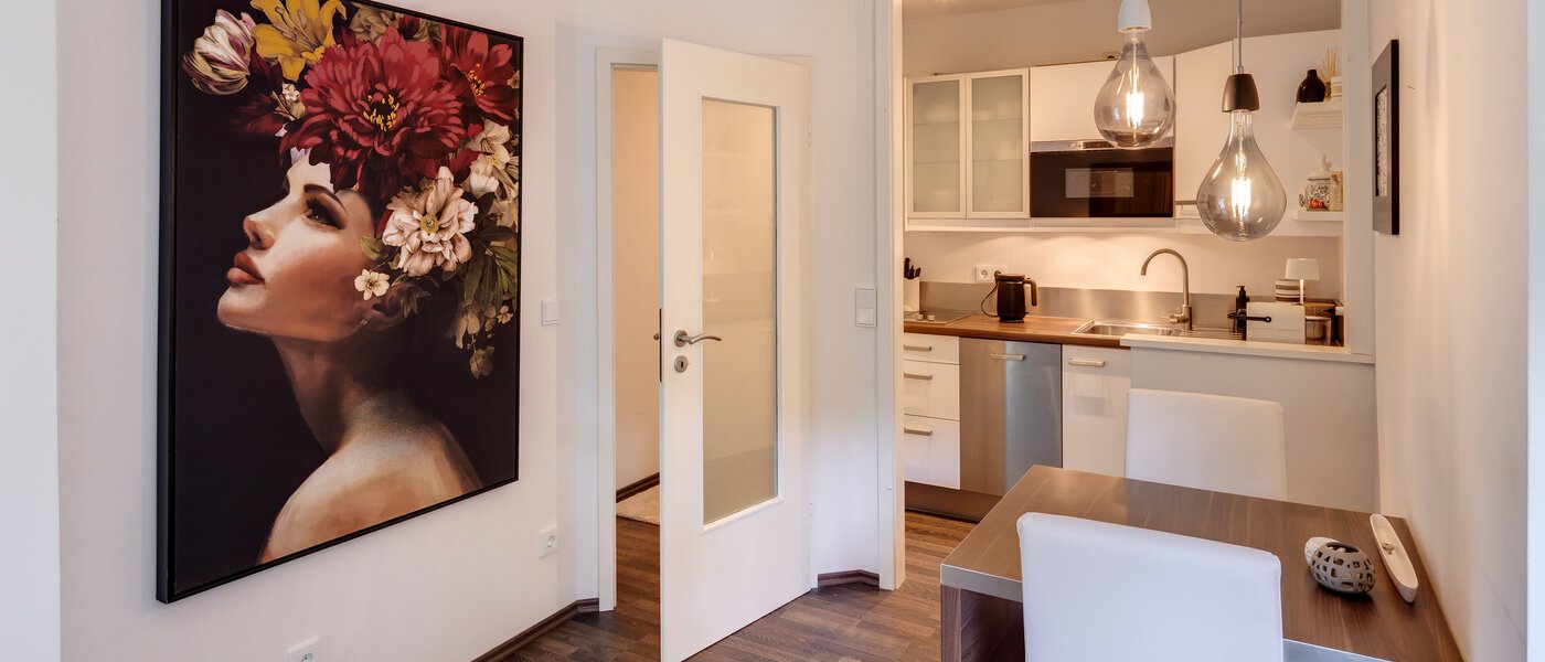 apartamento München Schwabing-Nord (zw. Belgrad- & Leopoldstraße) 05 zona de día  14138