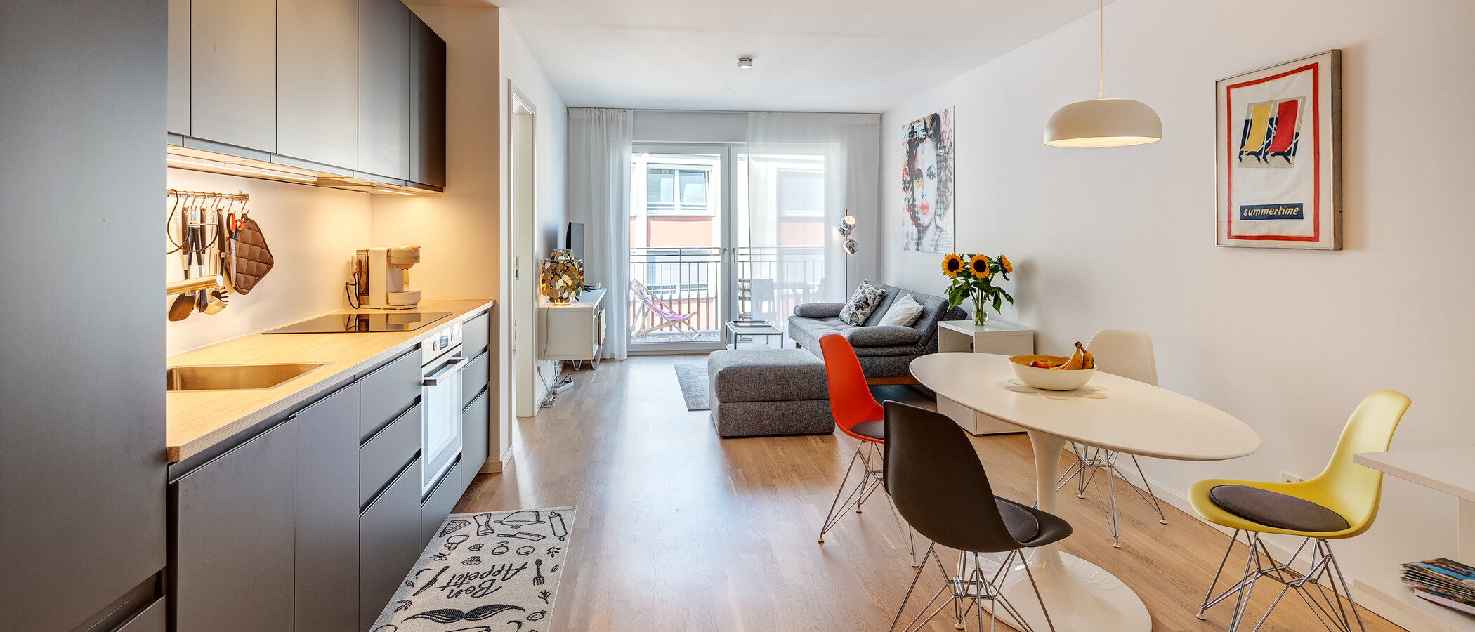 apartamento München Neuhausen 02 zona de día  14150