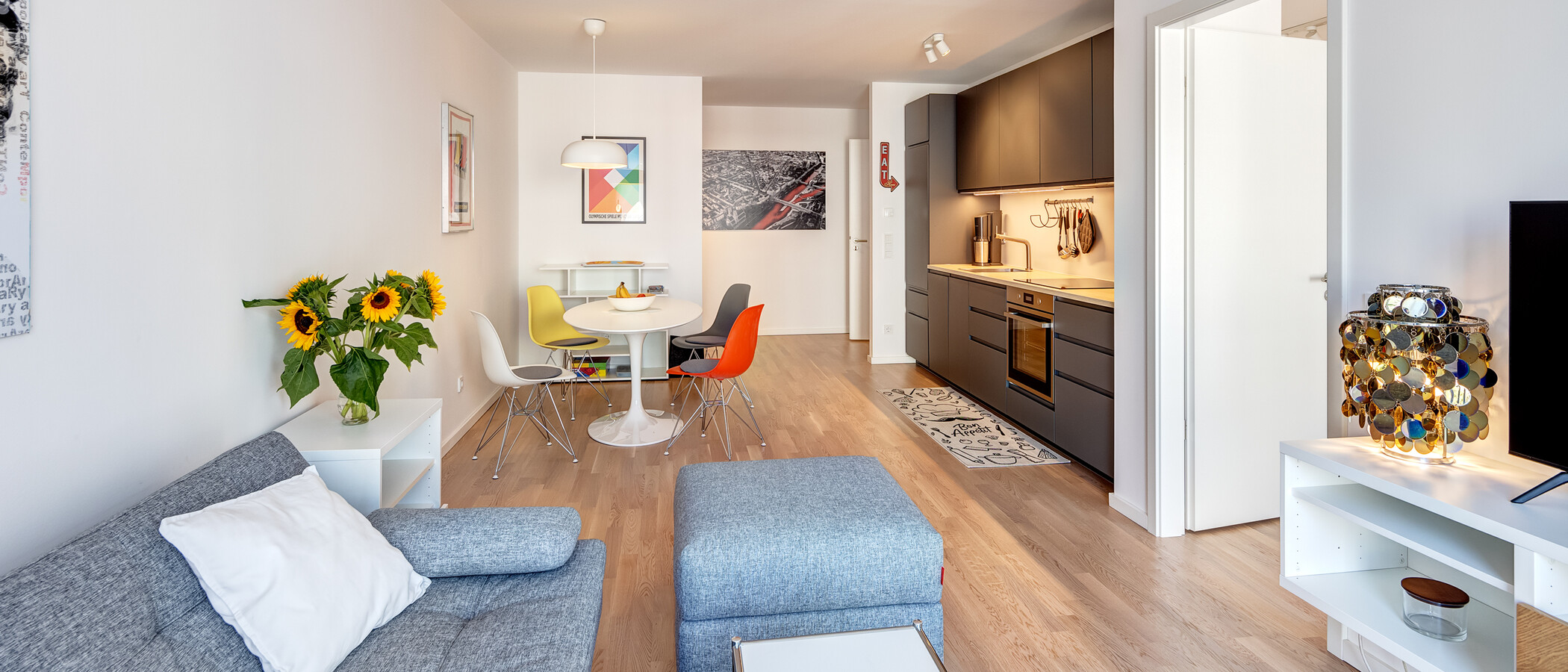 apartamento München Neuhausen 04 zona de día  14150