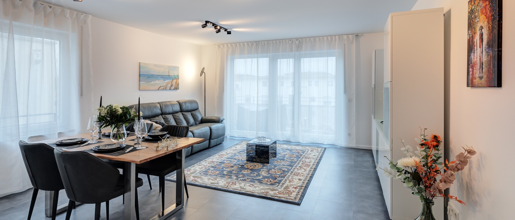 apartamento Unterhaching 01 sala de estar 14158