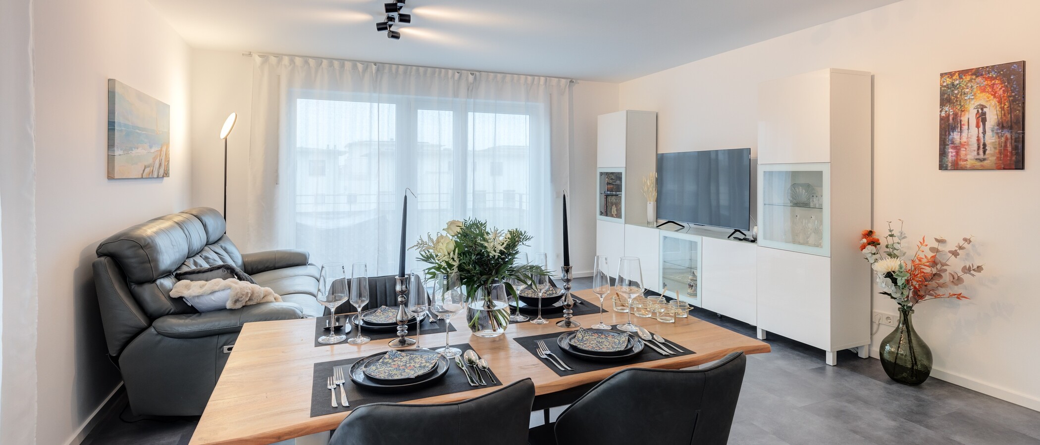 apartamento Unterhaching 02 sala de estar 14158