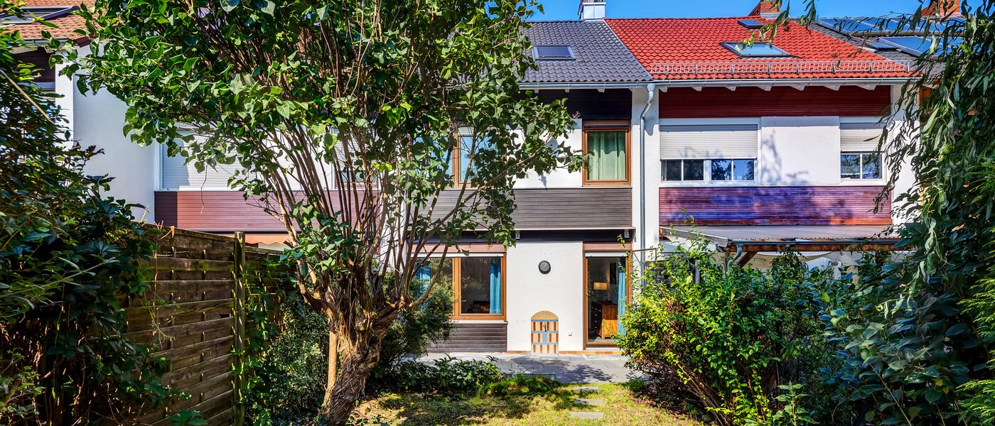 chalet adosado en el medio Germering 02 jardín 14170