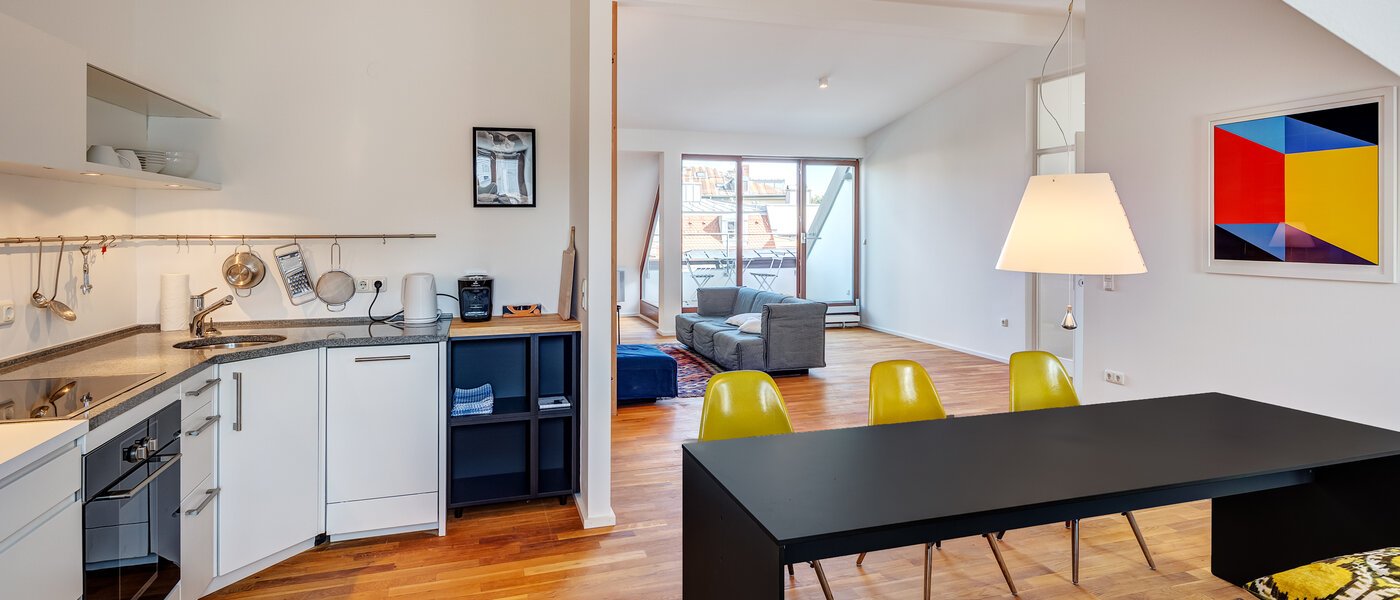 ático München Isarvorstadt 03 cocina 14172