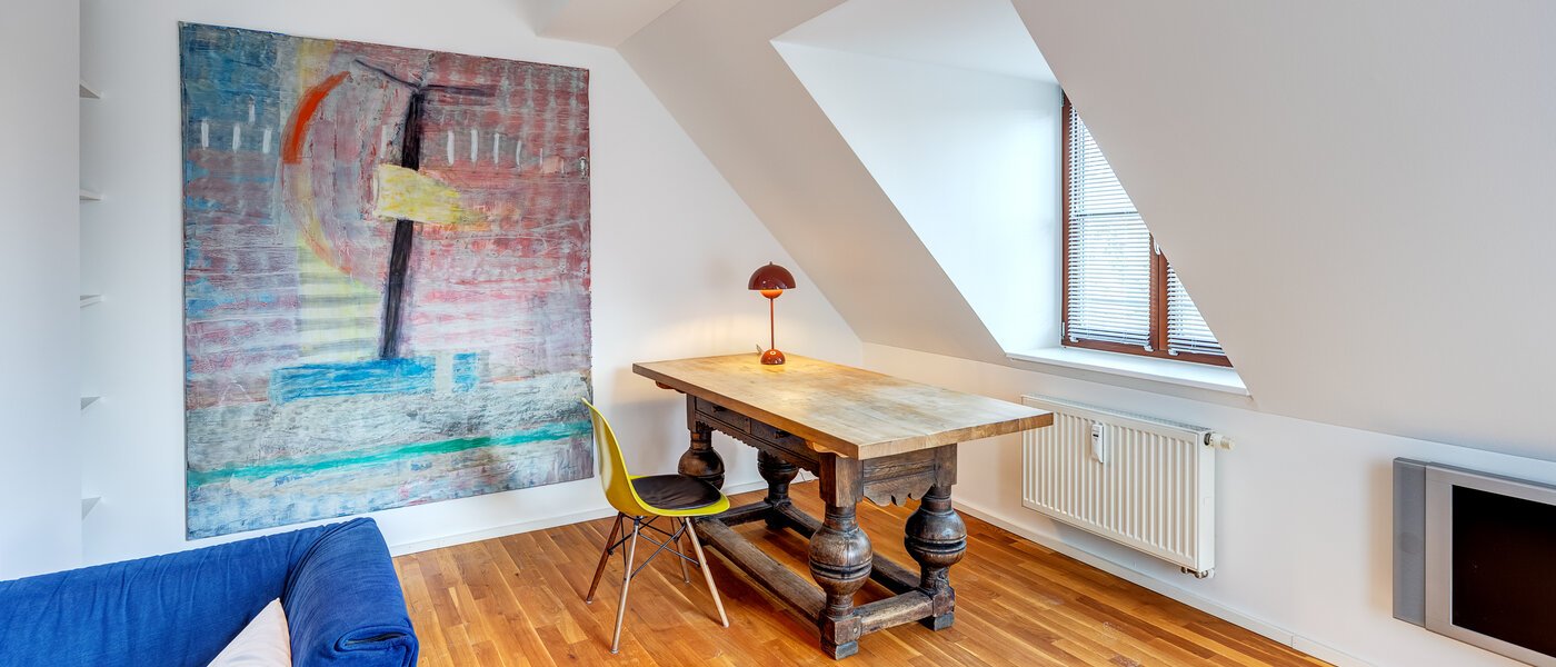 ático München Isarvorstadt 03 zona de día  14172