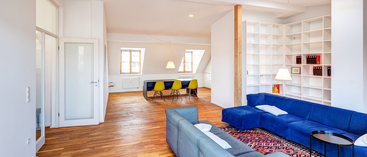 ático München Isarvorstadt 04 zona de día  14172