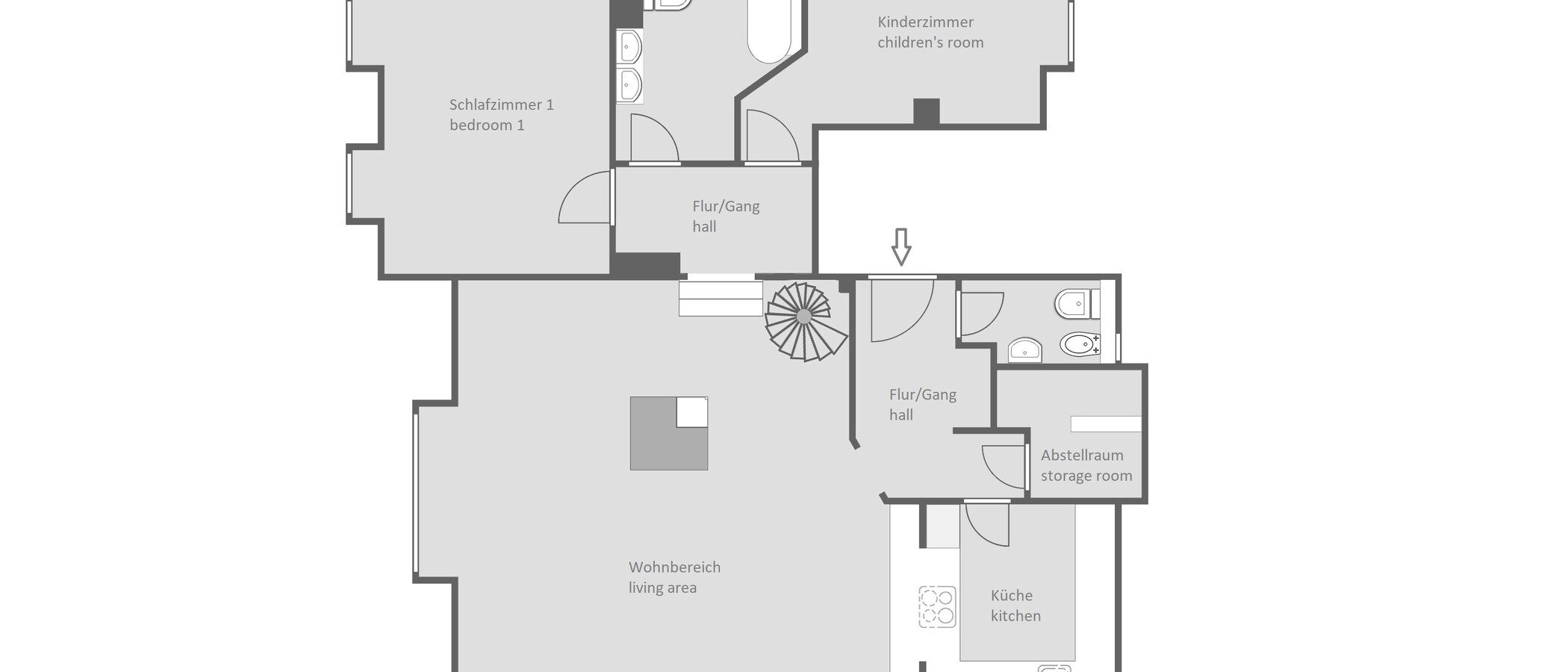 dúplex München Solln 01 plano 14193
