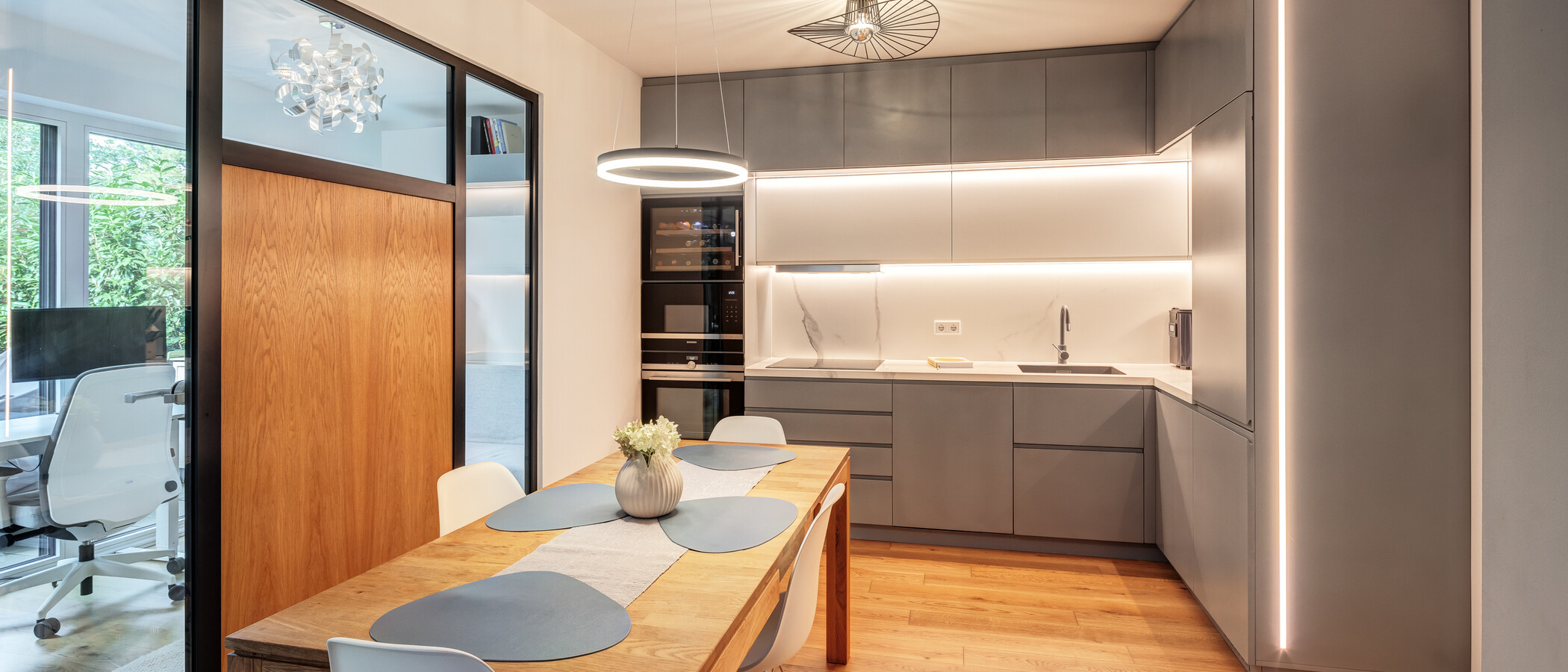 piso con jardín München Solln 01 cocina 14197