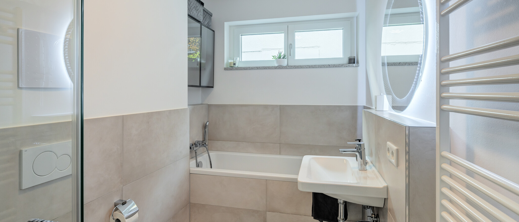 piso con jardín München Solln 01 baño 14197