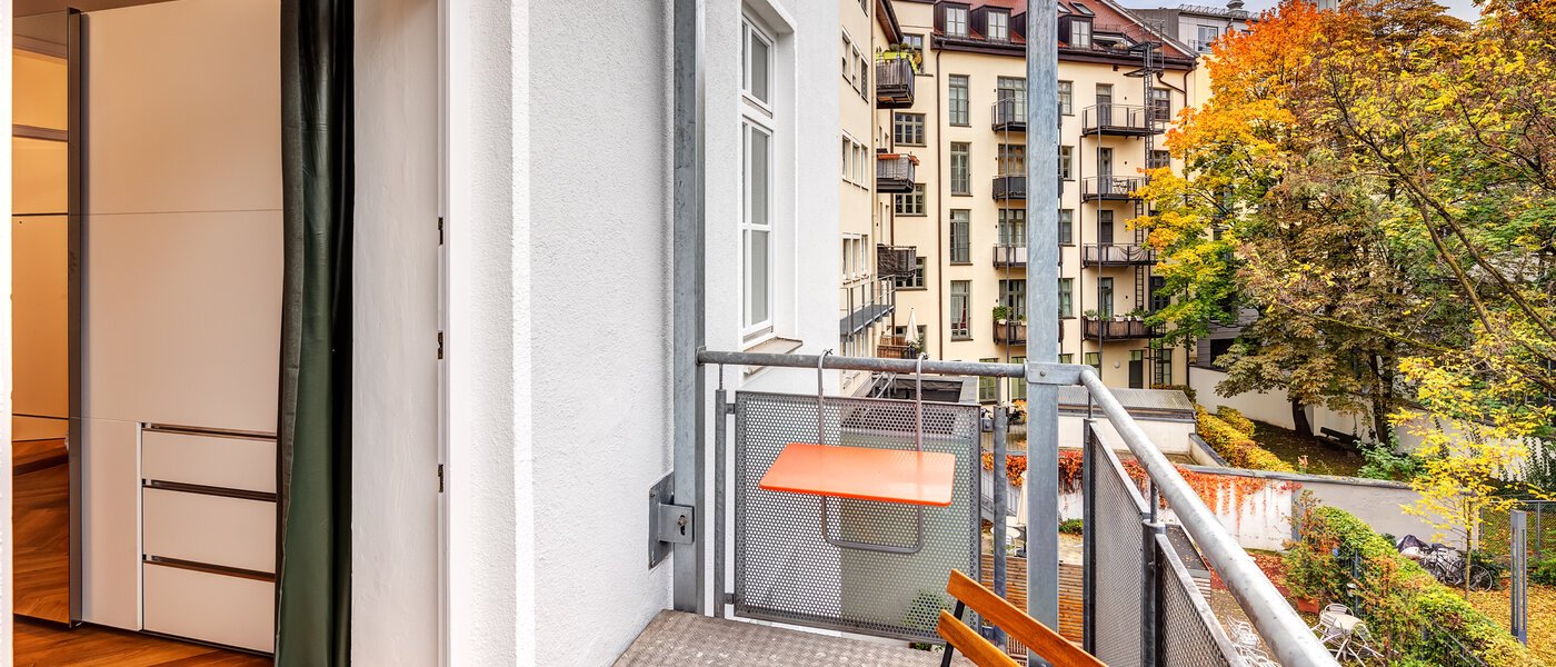 apartamento München Maxvorstadt - Museumsviertel 03 balcón 14203