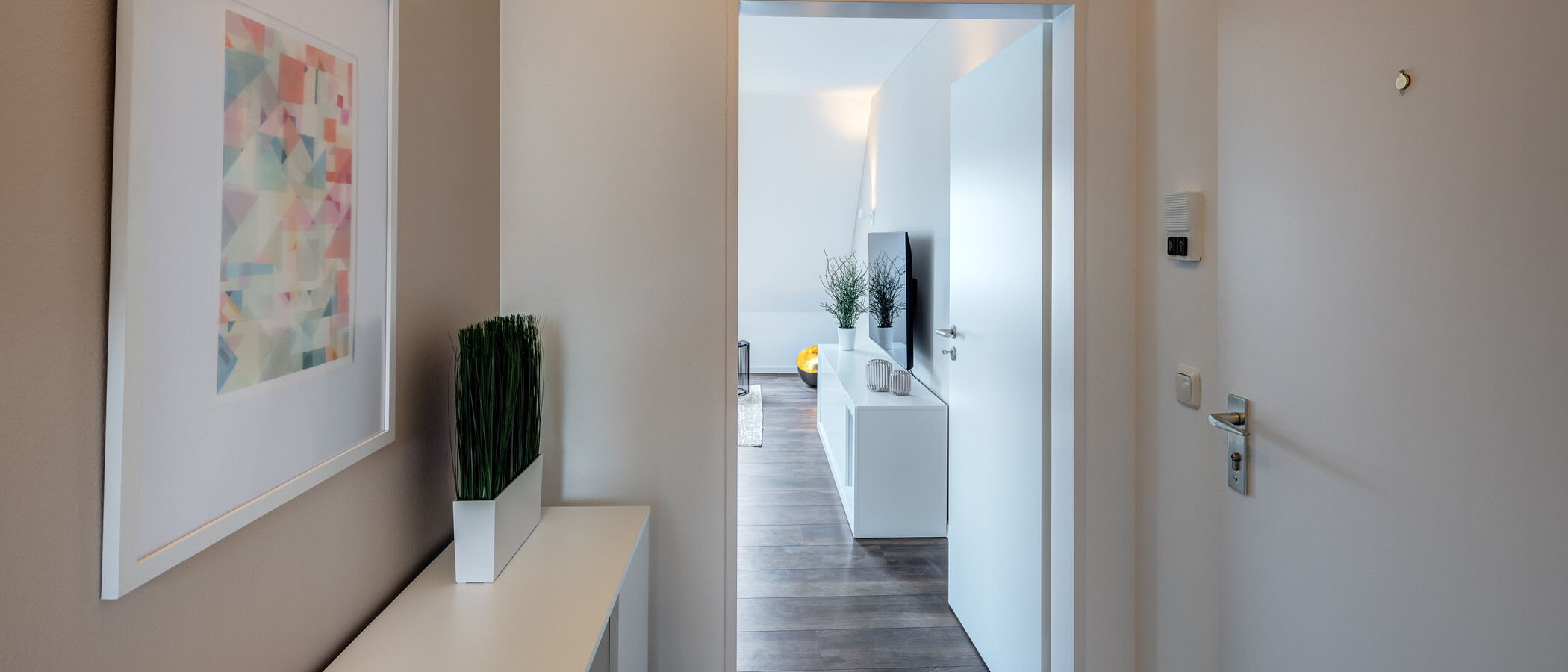 ático con terraza München Großhadern 04 pasillo 14211