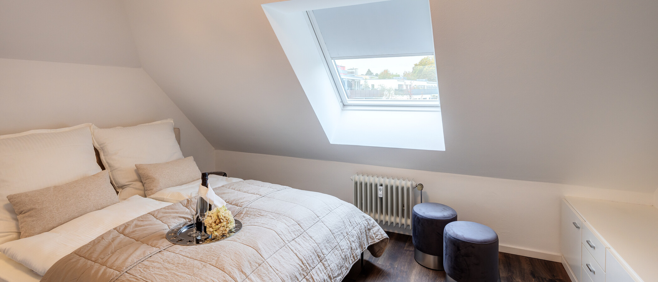 ático con terraza München Großhadern 01 dormitorio 14211