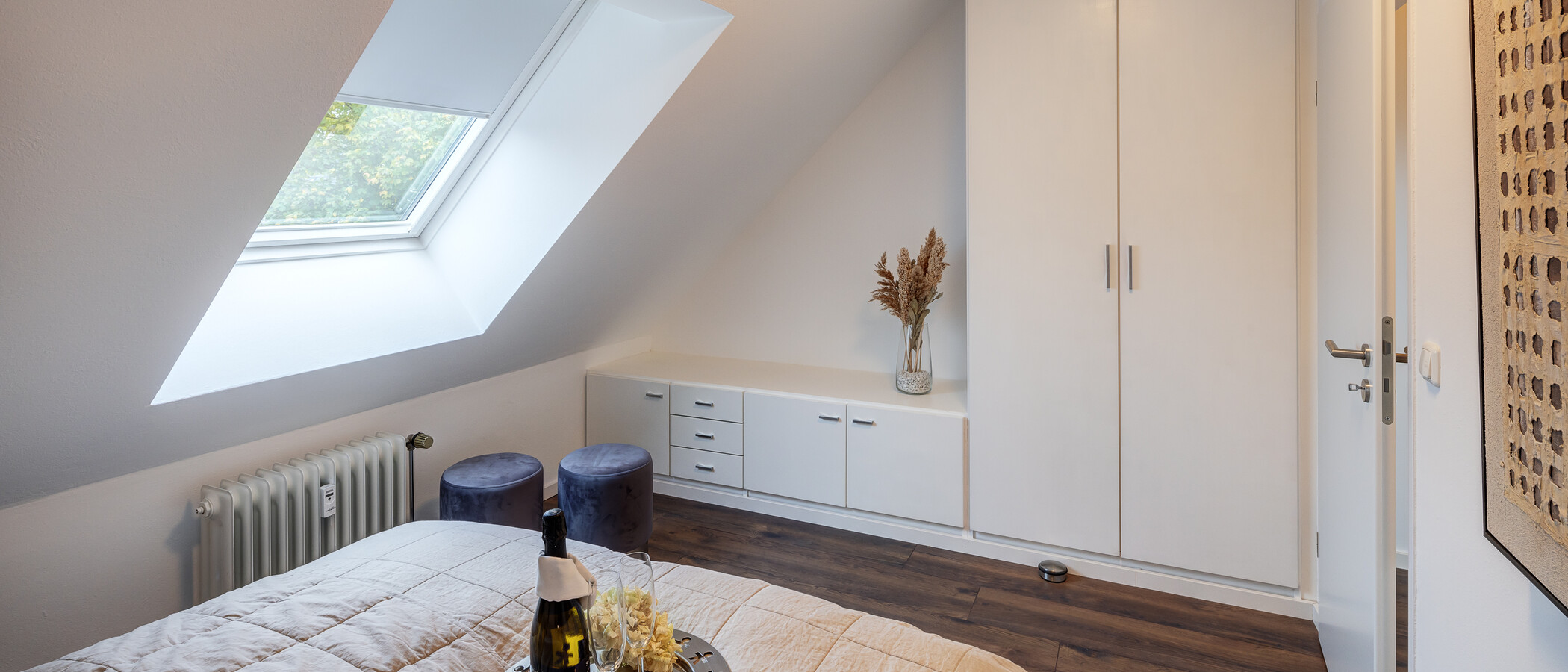 ático con terraza München Großhadern 04 dormitorio 14211