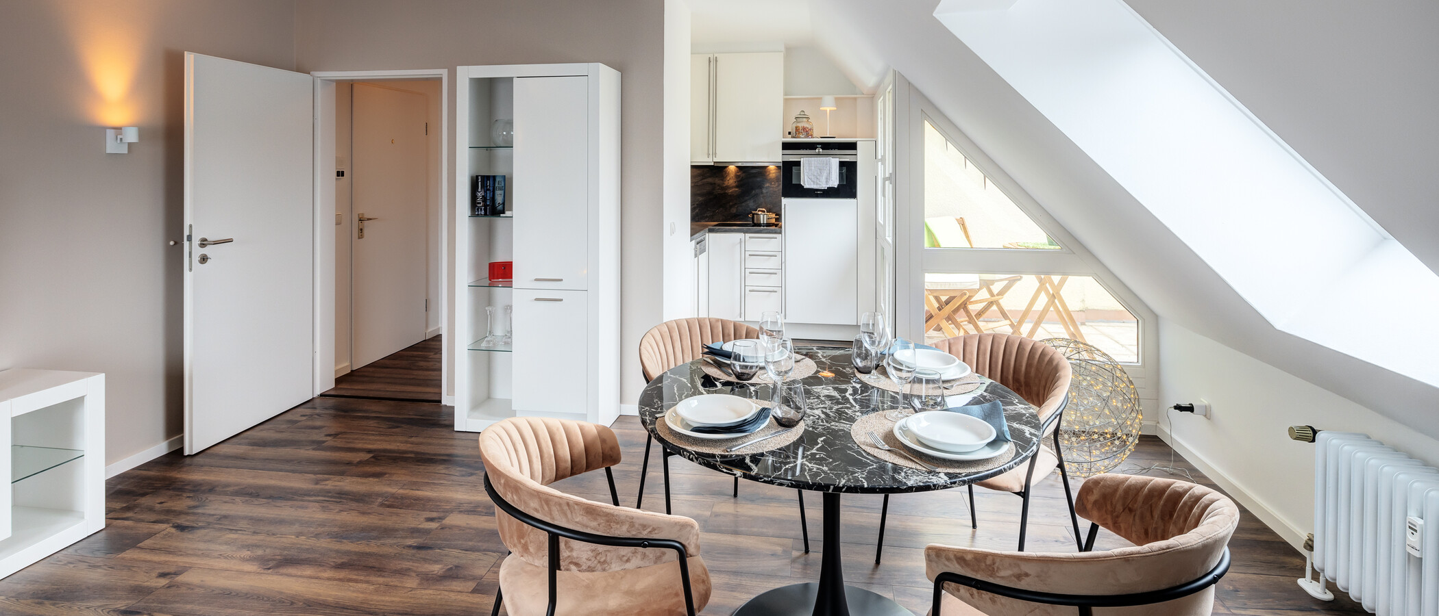 ático con terraza München Großhadern 03 zona de día  14211