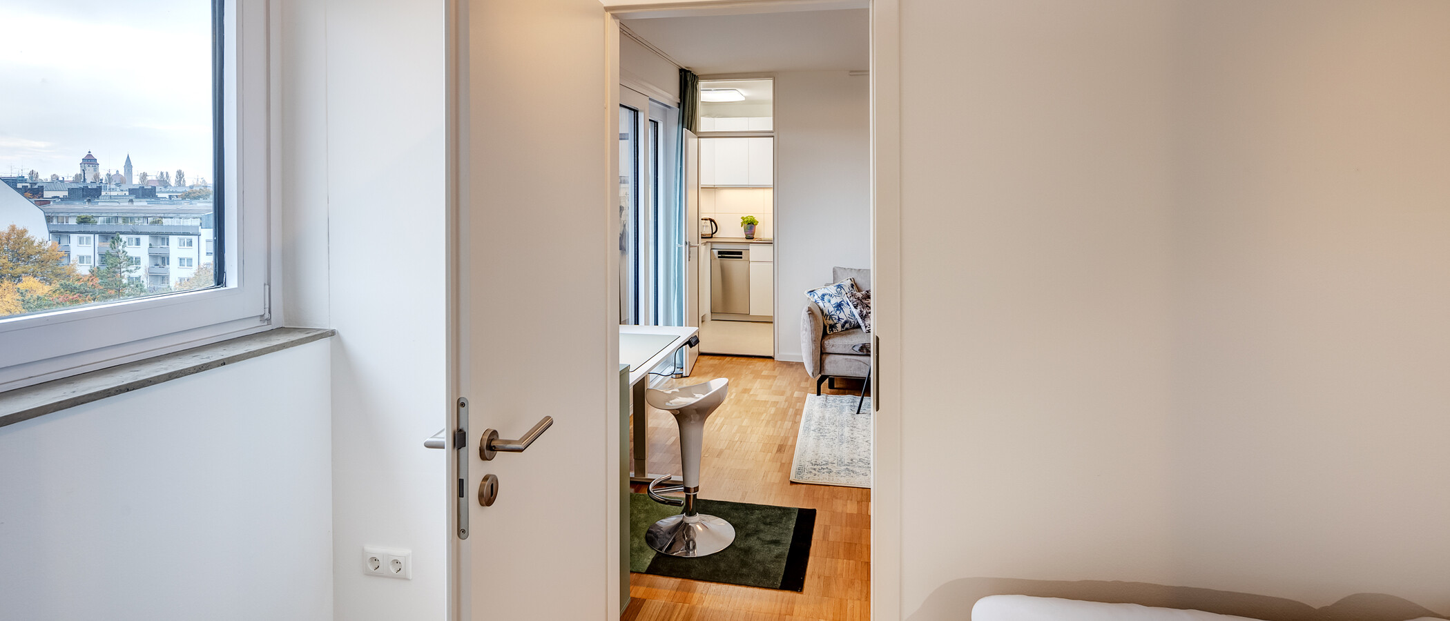 apartamento München Schwabing (rechts der Leopoldstraße) 03 dormitorio 14213