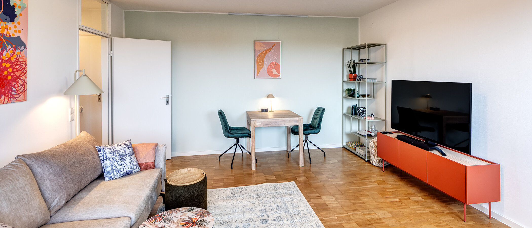 apartamento München Schwabing (rechts der Leopoldstraße) 04 sala de estar 14213