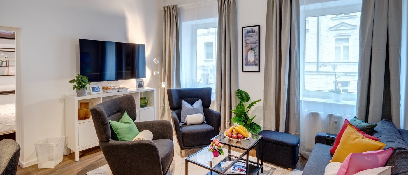 apartamento München Lehel 01 zona de día  14214