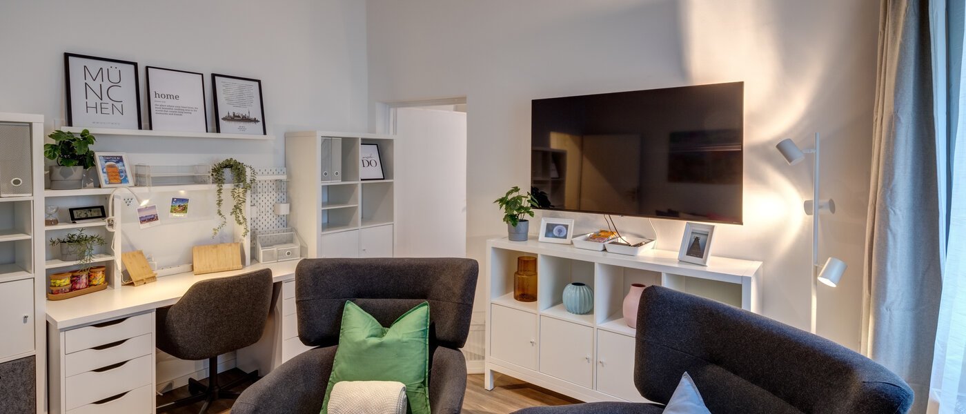 apartamento München Lehel 02 zona de día  14214