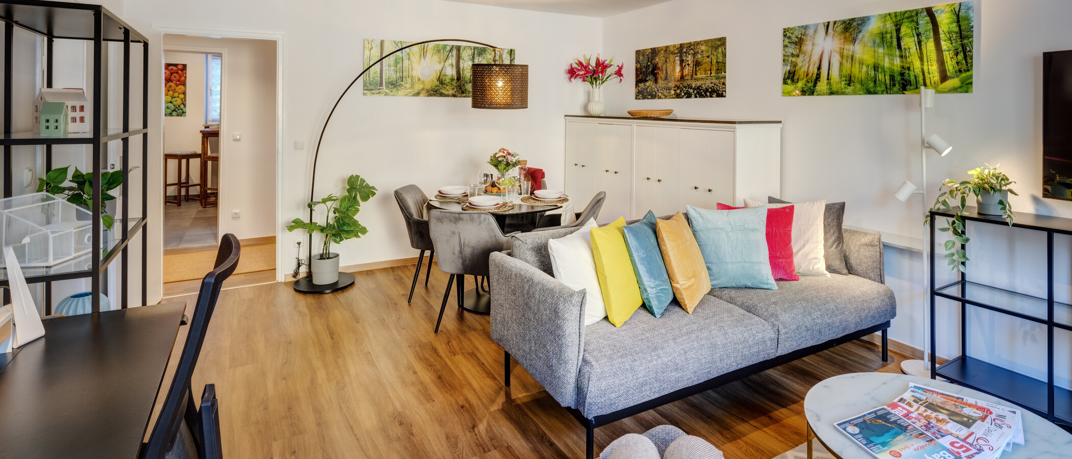 apartamento München Lehel 01 zona de día  14236