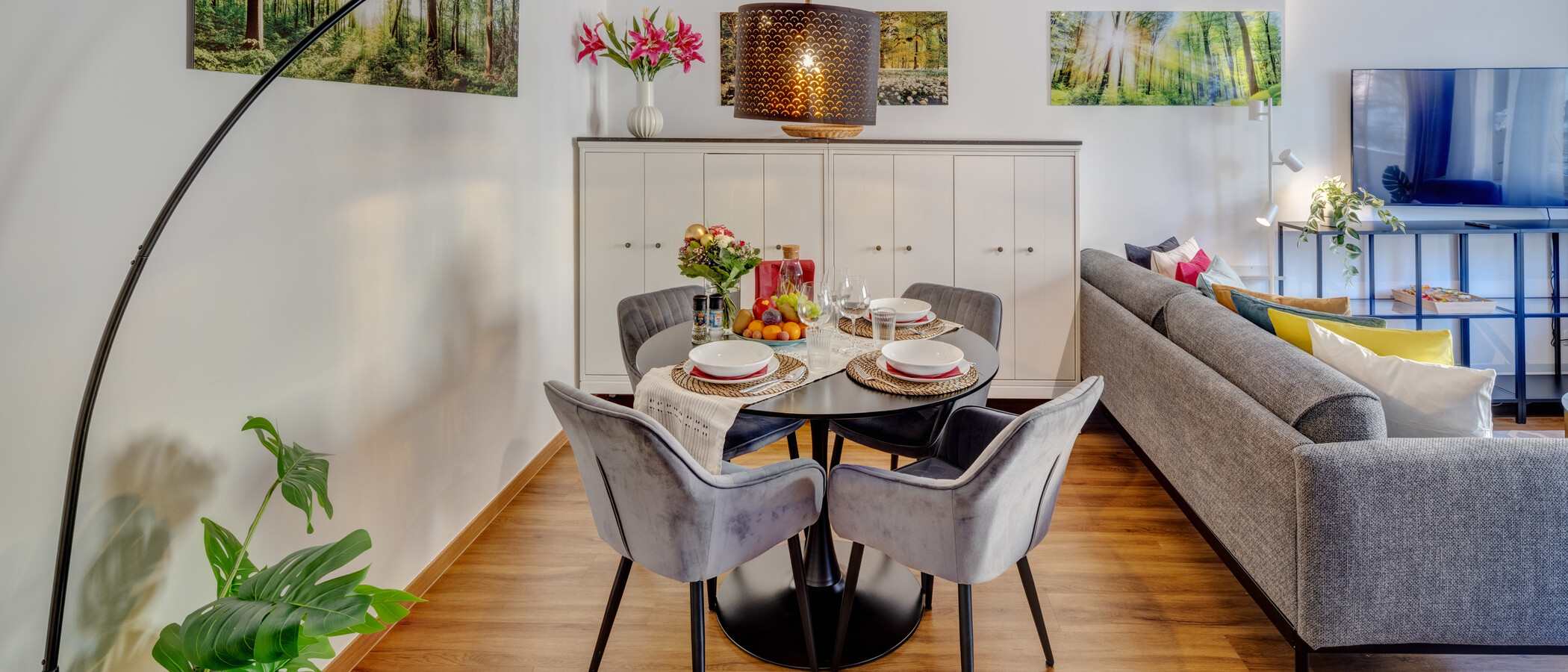 apartamento München Lehel 02 zona de día  14236