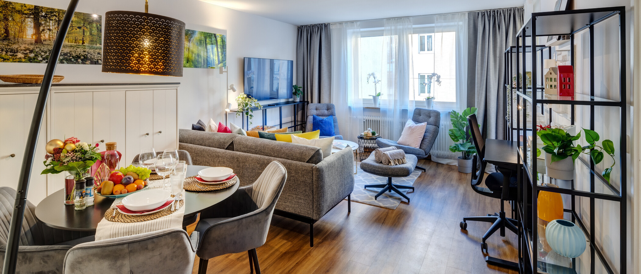 apartamento München Lehel 03 zona de día  14236