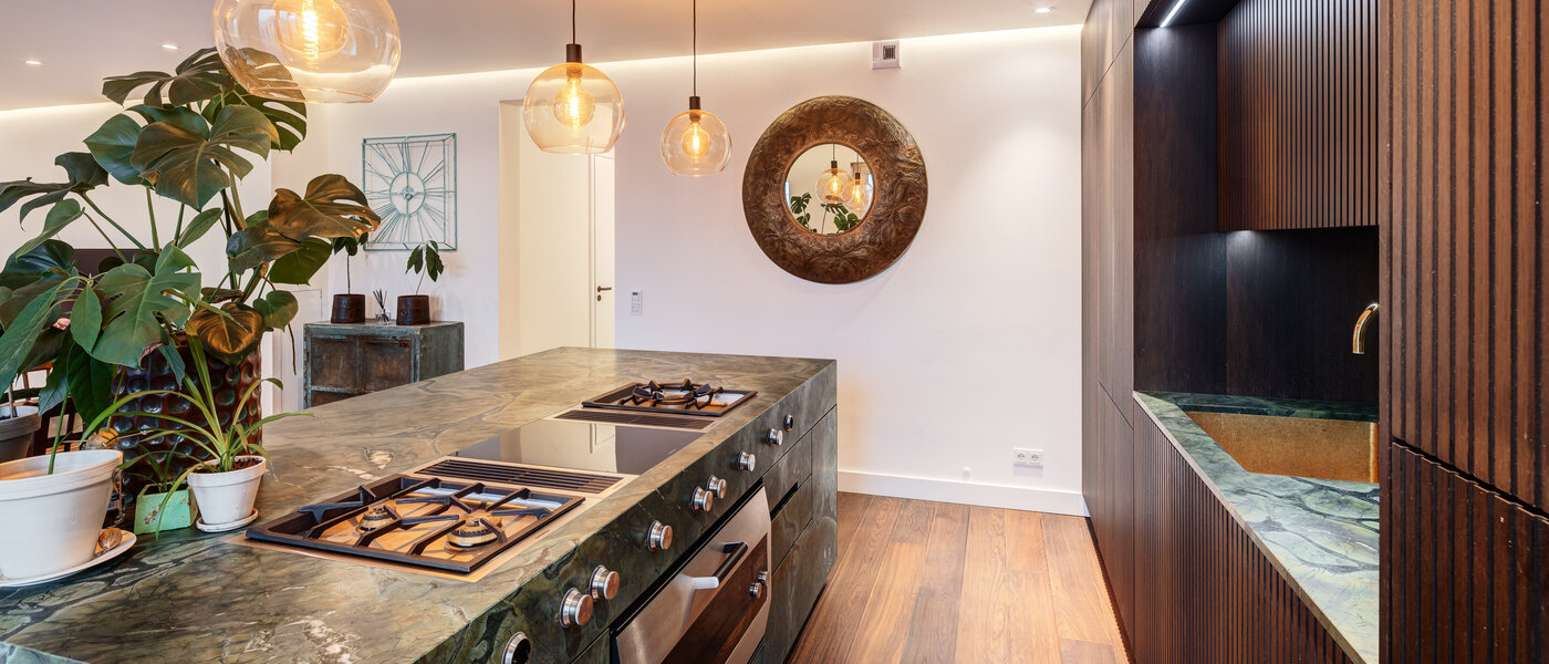 ático lujoso München Au 02 cocina 14243