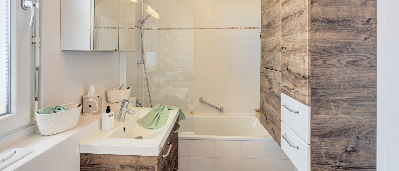 ático con terraza München Untermenzing 02 baño 14293