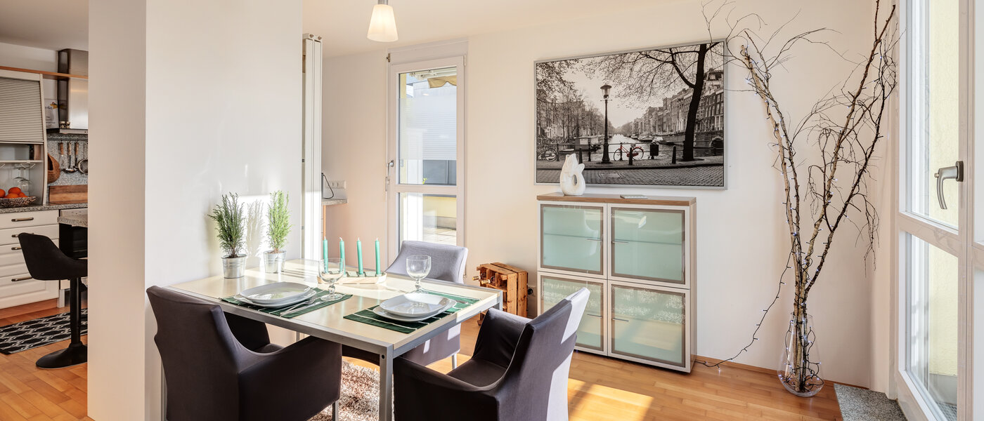 ático con terraza München Untermenzing 04 zona de día  14293