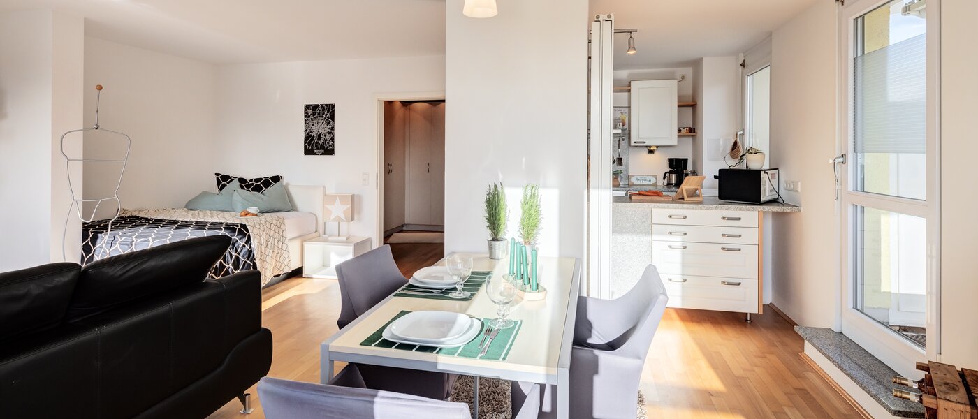 ático con terraza München Untermenzing 05 zona de día  14293