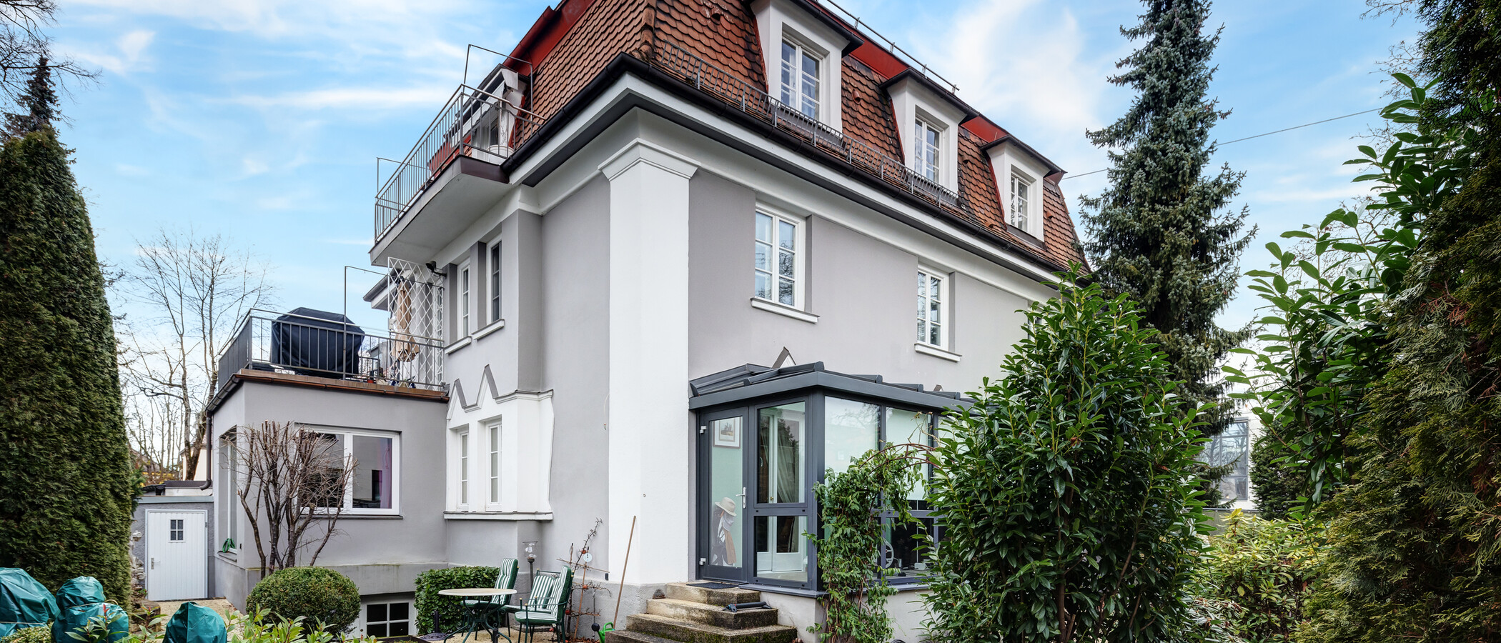 apartamento München Nymphenburg 01 jardín 14294