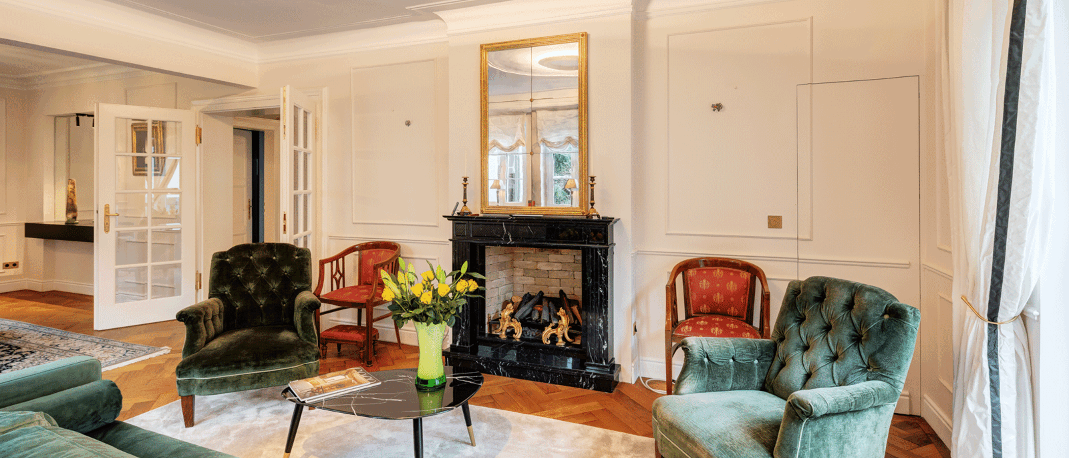 apartamento München Nymphenburg 02 sala de estar 14294