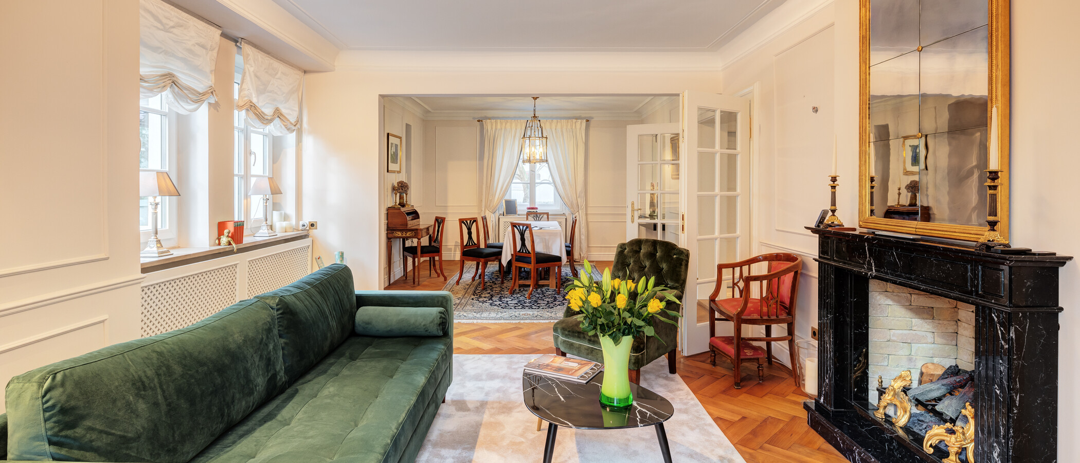 apartamento München Nymphenburg 03 sala de estar 14294