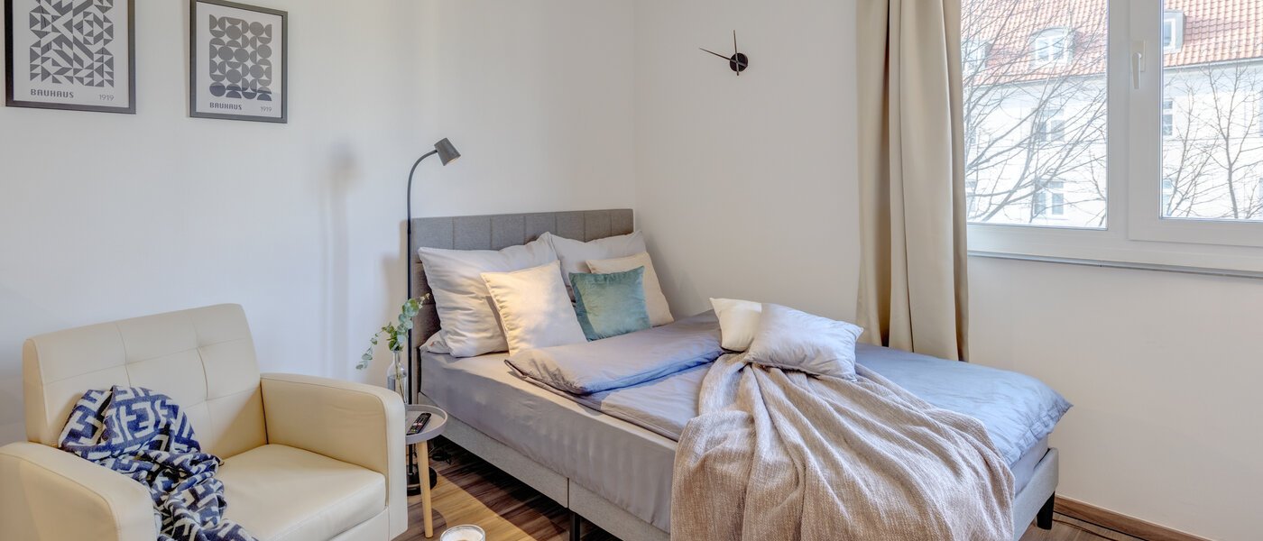 apartamento München Schwabing-West 01 zona de dormir 14298