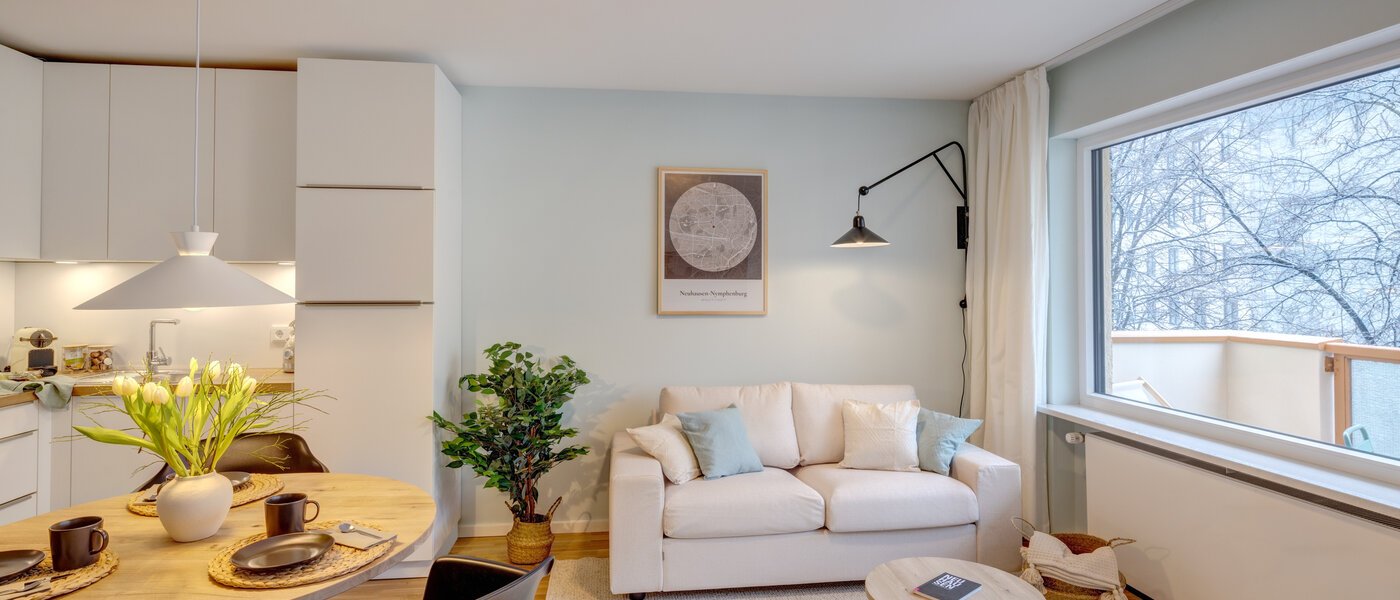 apartamento München Neuhausen 01 zona de día  14300