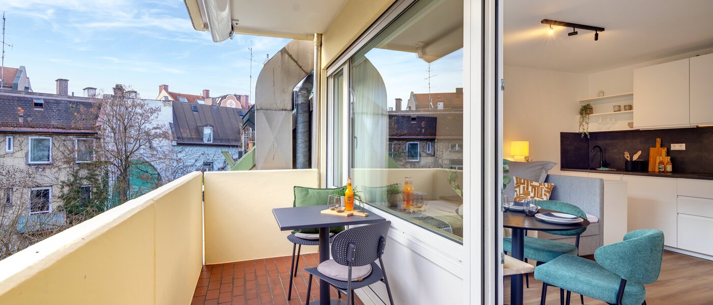 apartamento München Schwabing-Nord (zw. Leopoldstraße & Englischen Garten) 01 balcón 14305