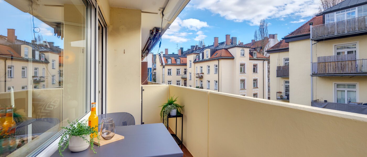 apartamento München Schwabing-Nord (zw. Leopoldstraße & Englischen Garten) 02 balcón 14305