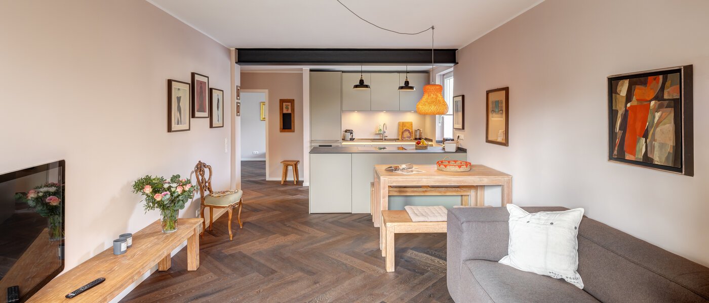 apartamento München Schwabing - Alte Heide 03 zona de día  14310