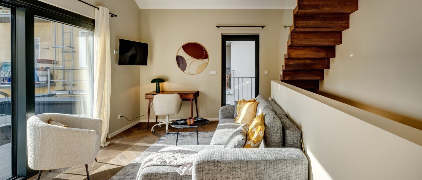 dúplex München Glockenbachviertel 01 2. zona de día 14318