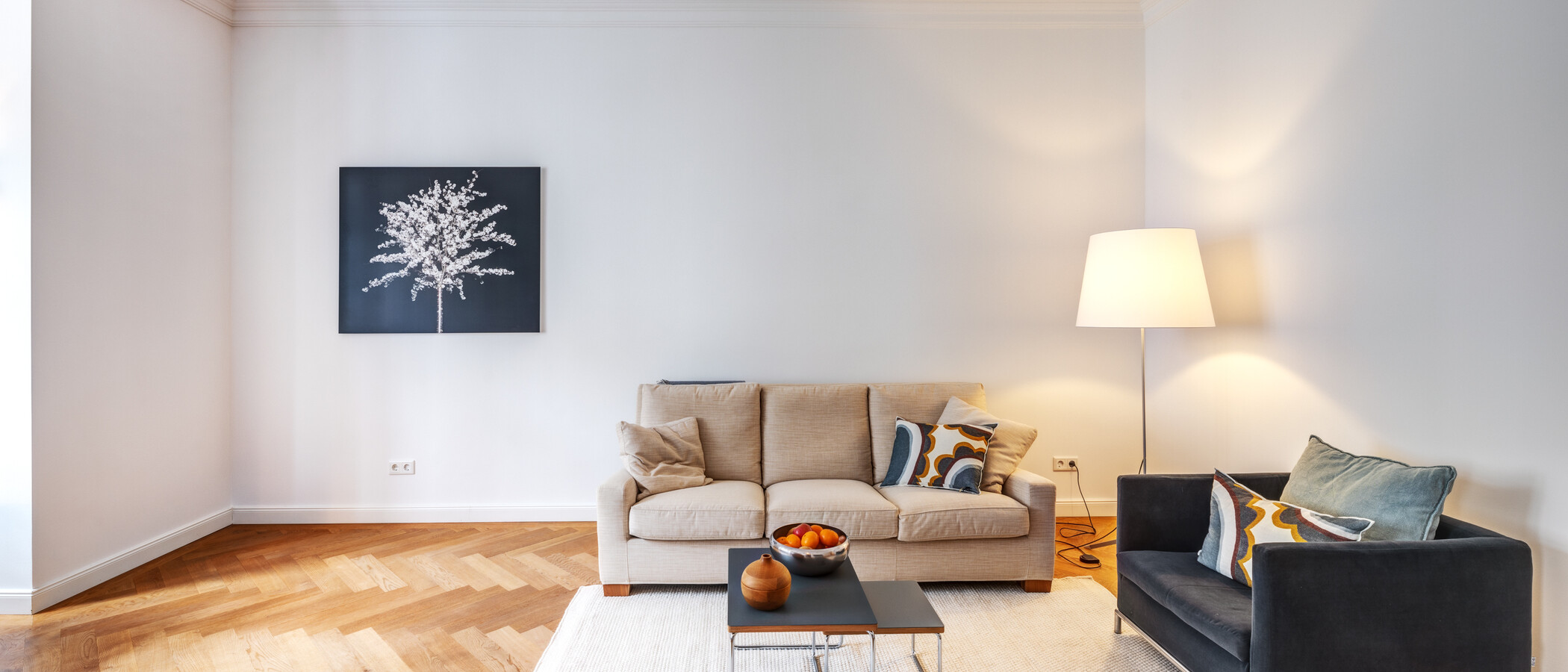 apartamento München Neuhausen 03 zona de día  14340