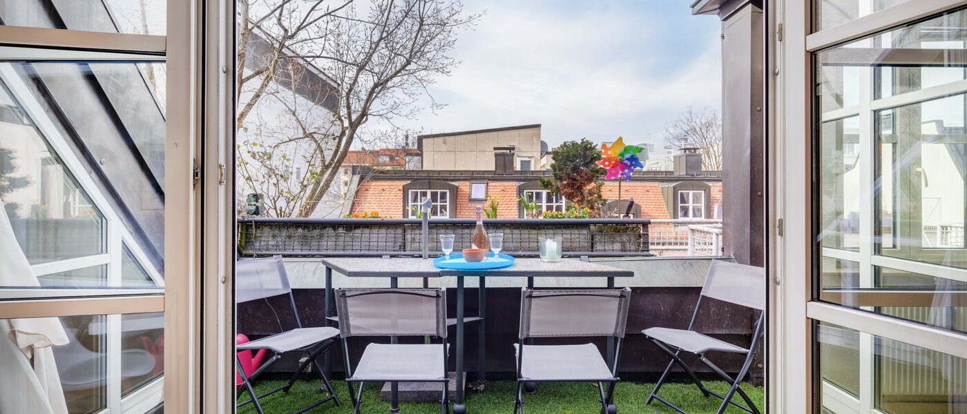 apartamento München Maxvorstadt 01 balcón 14358