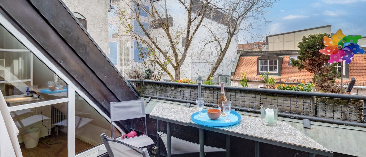 apartamento München Maxvorstadt 03 balcón 14358