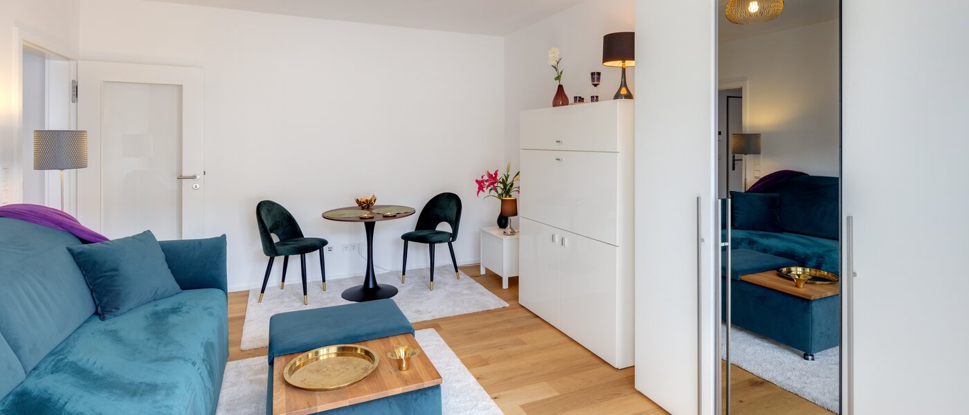 apartamento München Schwabing-West (rund um den Hohenzollernplatz) 03 zona de día  14369