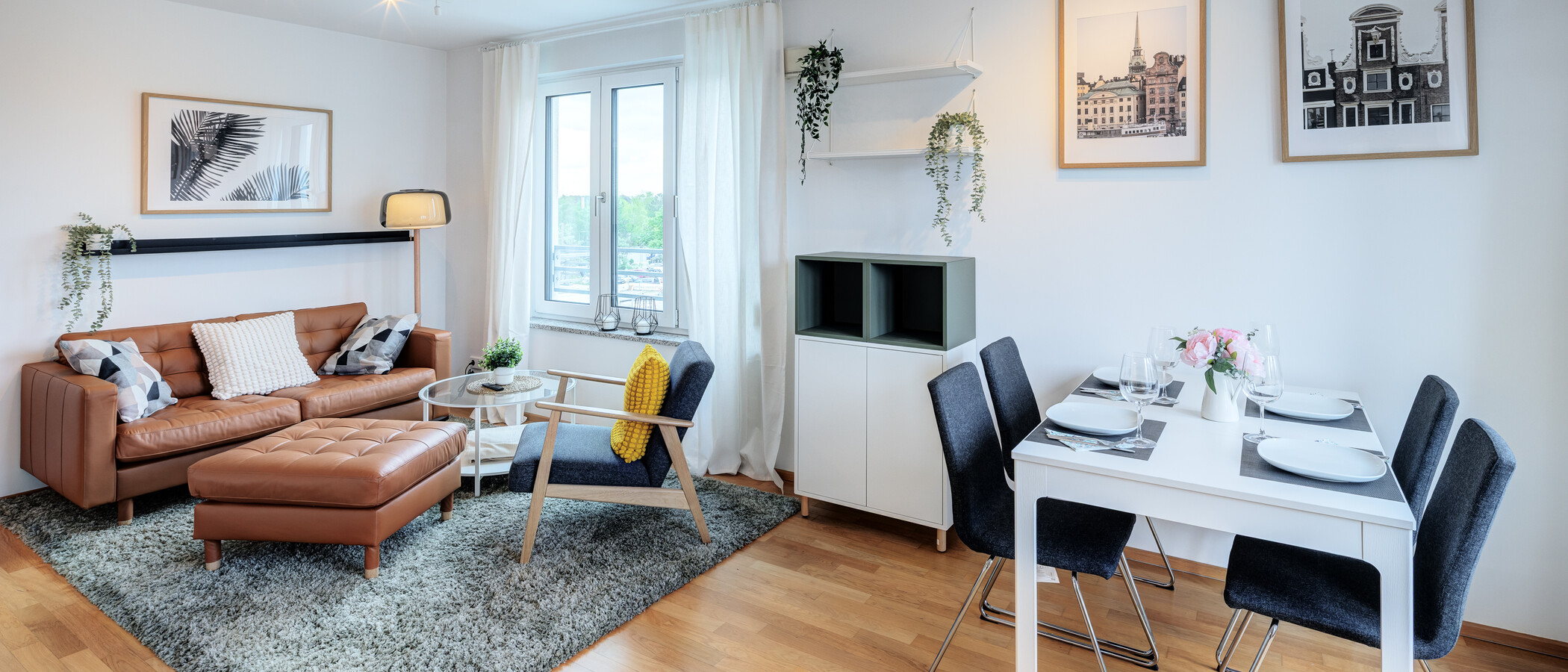 apartamento München Obergiesing 01 zona de día  14378
