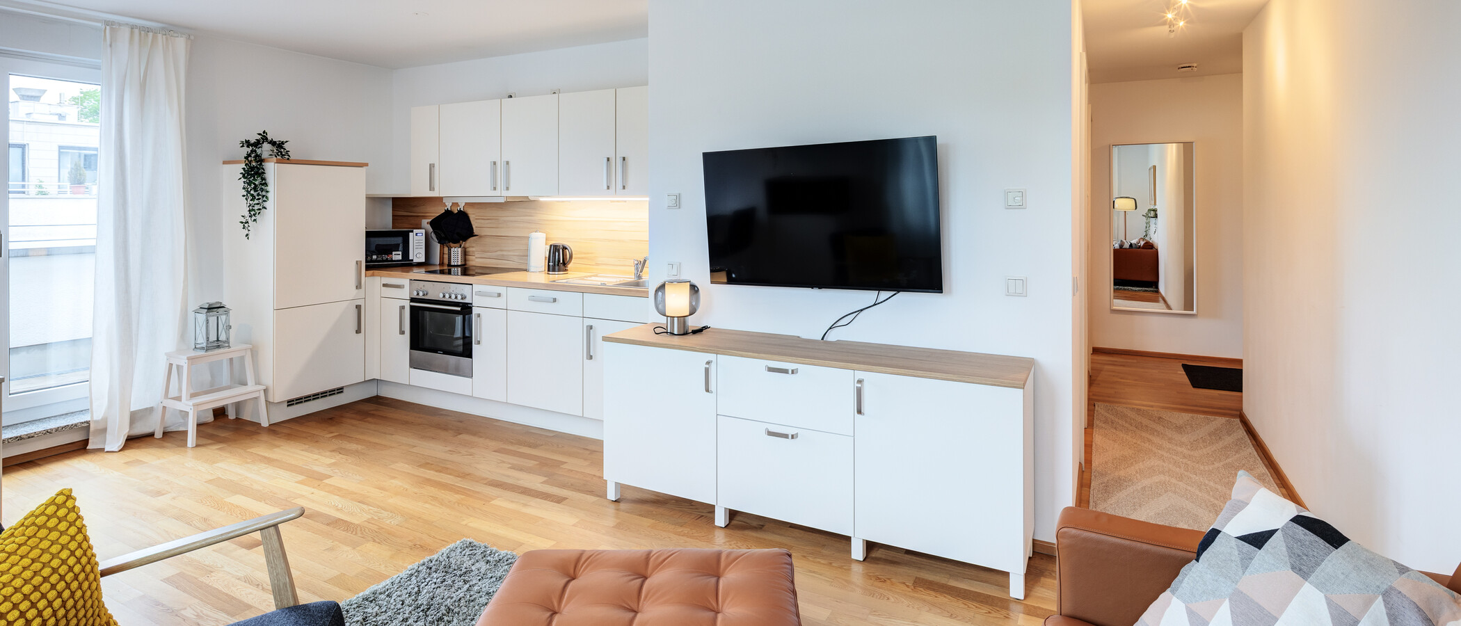 apartamento München Obergiesing 03 zona de día  14378