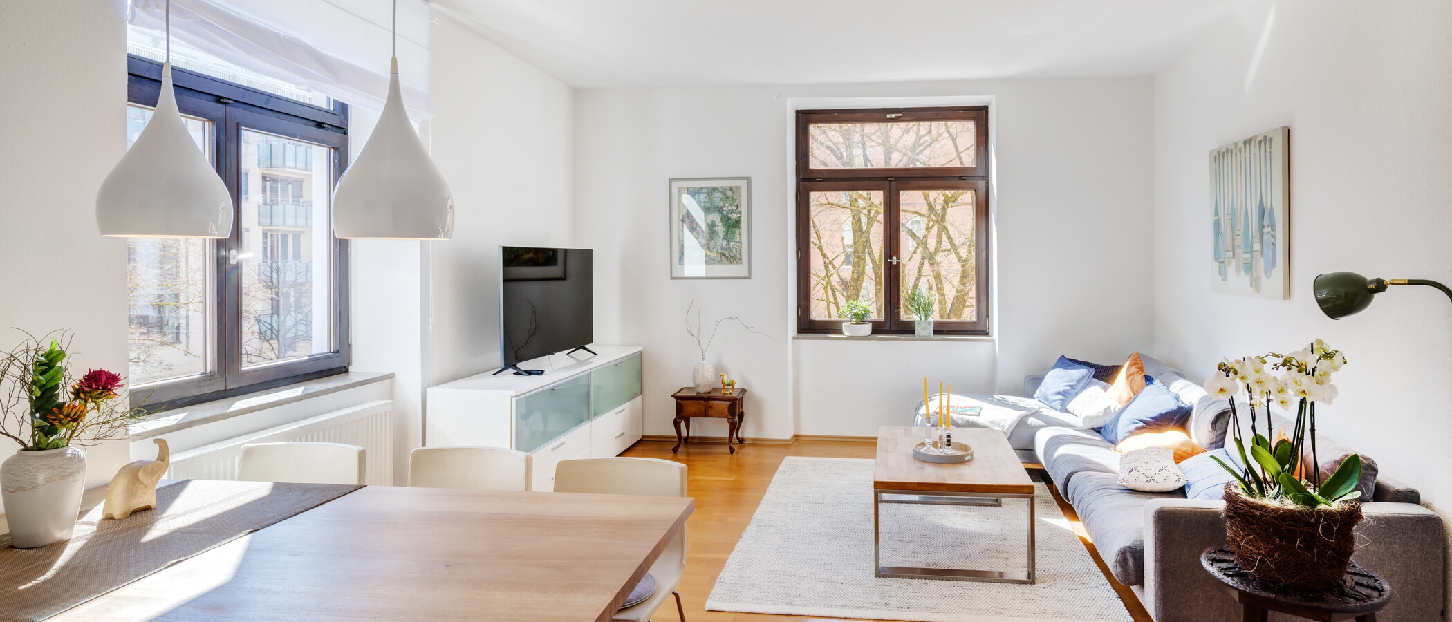 apartamento München Au-Haidhausen 01 sala de estar 14379