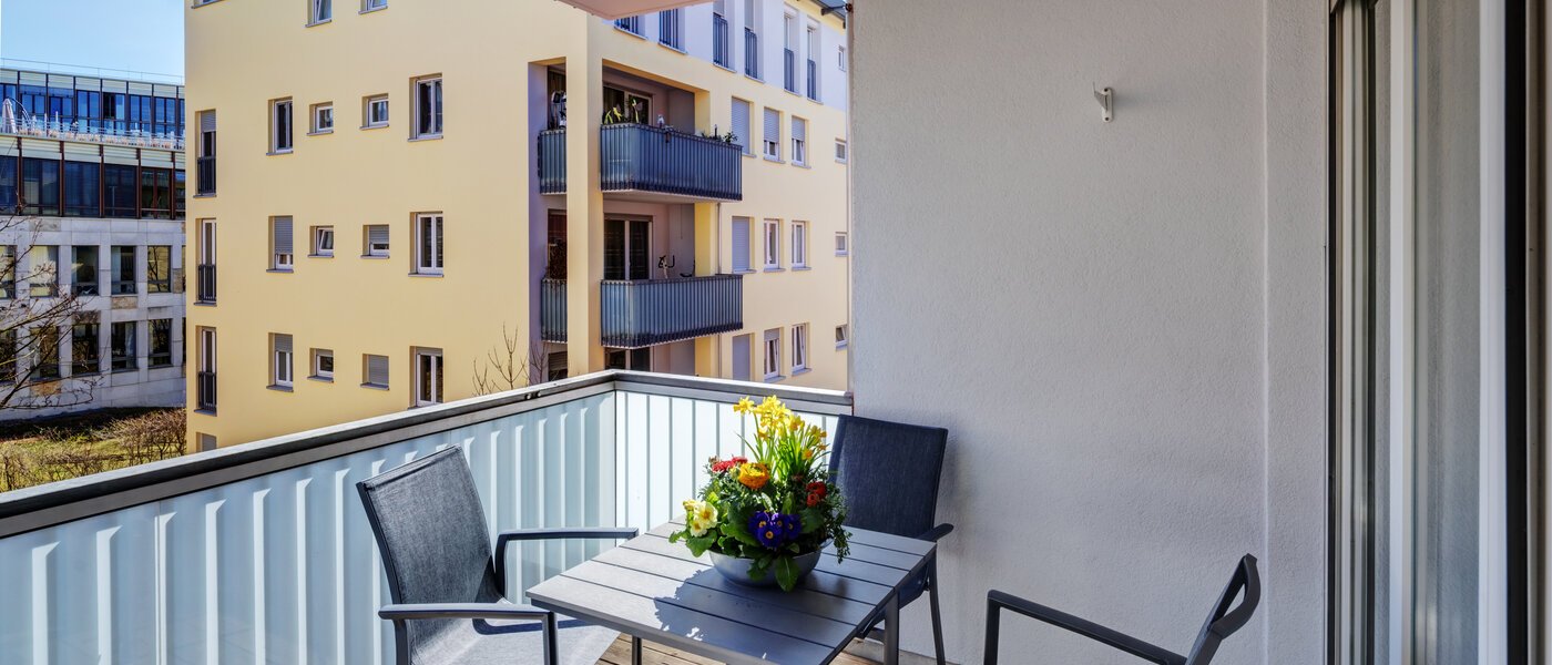 apartamento München Theresienhöhe 01 balcón 14384